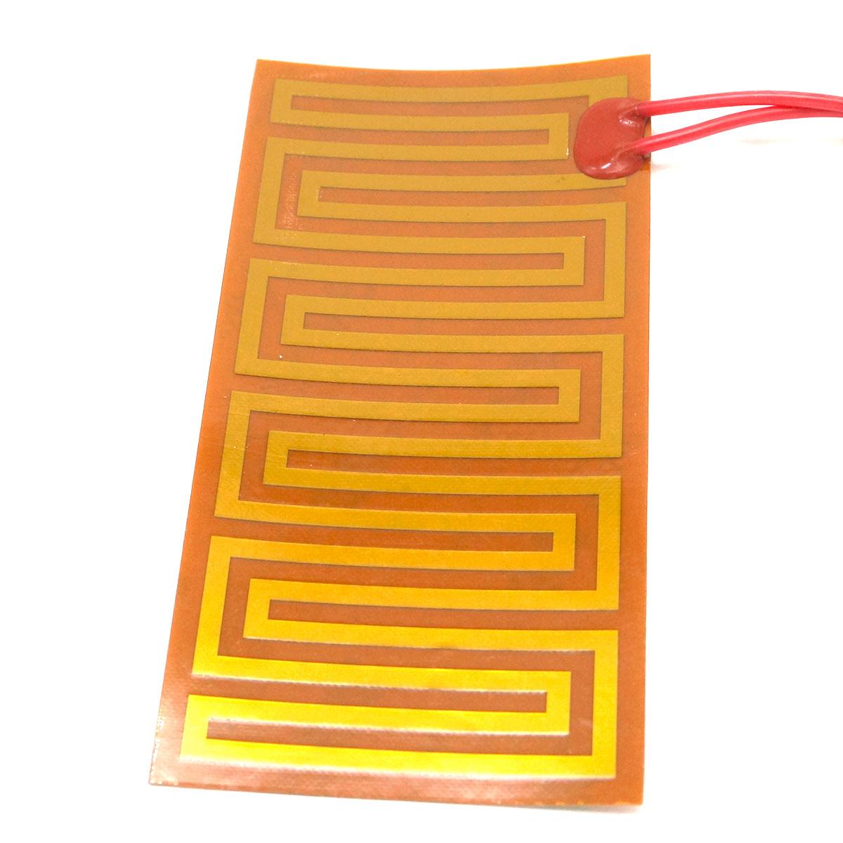 55x110mm 28W 24V DC elastyczna nagrzewnica robić folii poliamidowej dla