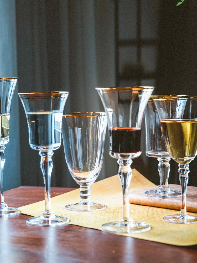 Bicchiere da vino in cristallo a bocca larga in vetro a forma di tulipano contralto bicchieri da vino dolce liquore Brandy Sherry tazza festa casa ristorante calice da bere