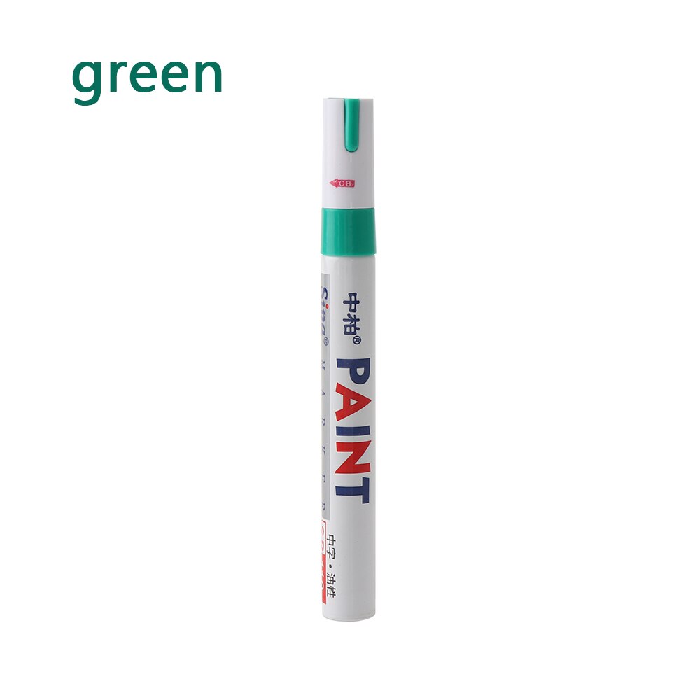 Rotulador de pintura permanente para neumáticos de coche y motocicleta, resistente al agua, Universal, 1 unidad: green
