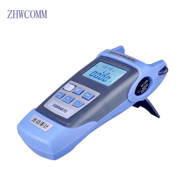 ZHWCOMM handheld SG86AR70 fiber optische power meter 800 ~ 1700nm SC/FC Adapter fiber optische test machine