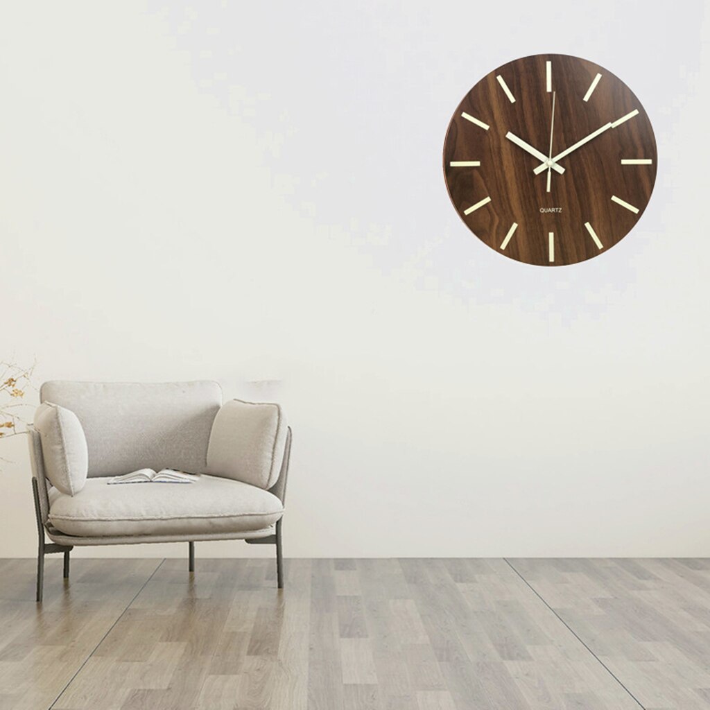 Silent Quartz Decorative Wall Clock Wall Clock - 12 Inch Quartz Battery