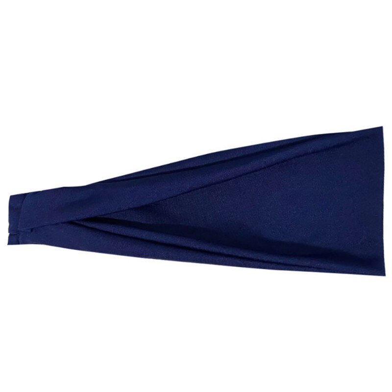 Haarband für europäische und amerikanische damen, geeignet für laufen und fitness, elastisch, mit kapuze, einfarbig, sportbekleidung, yoga, schweiß: Blau