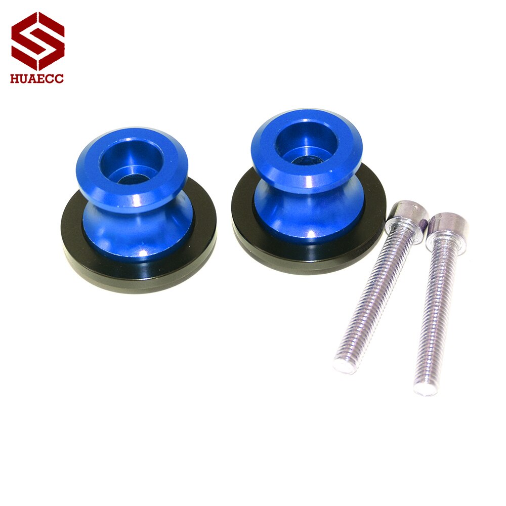 Tornillos deslizantes de aluminio para motocicleta, soporte de carrete basculante para Yamaha YZF R6, 1999, 2000, 2001, 2002, 2003, 2004, 2005, 2007, 6mm