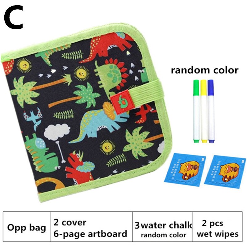 VIP 1 Set Portable Soft Chalk Drawing Board: C 6 pages