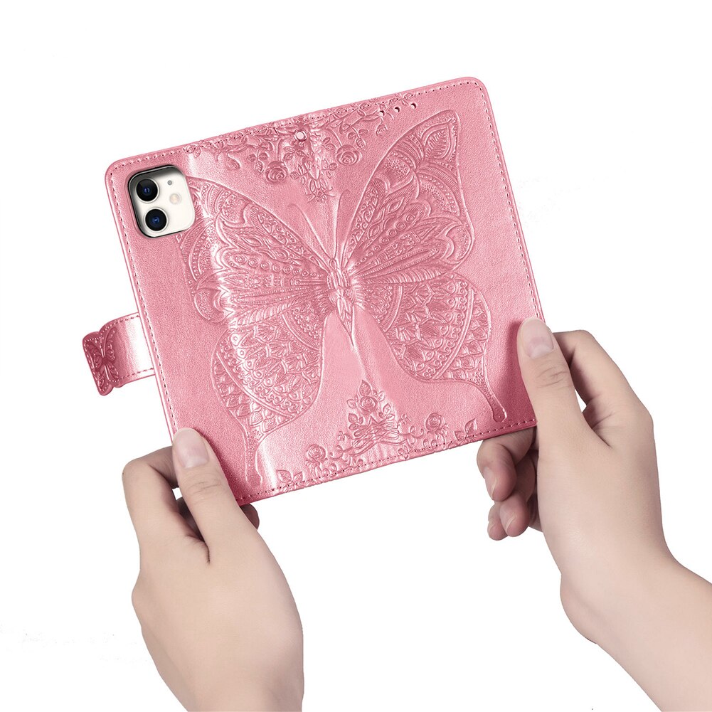 Flip Gleitschutz Flip Abdeckung Für iPhone11 Schutz Aufdruck Karte Abdeckung Handy Holster TPU + PU material + business