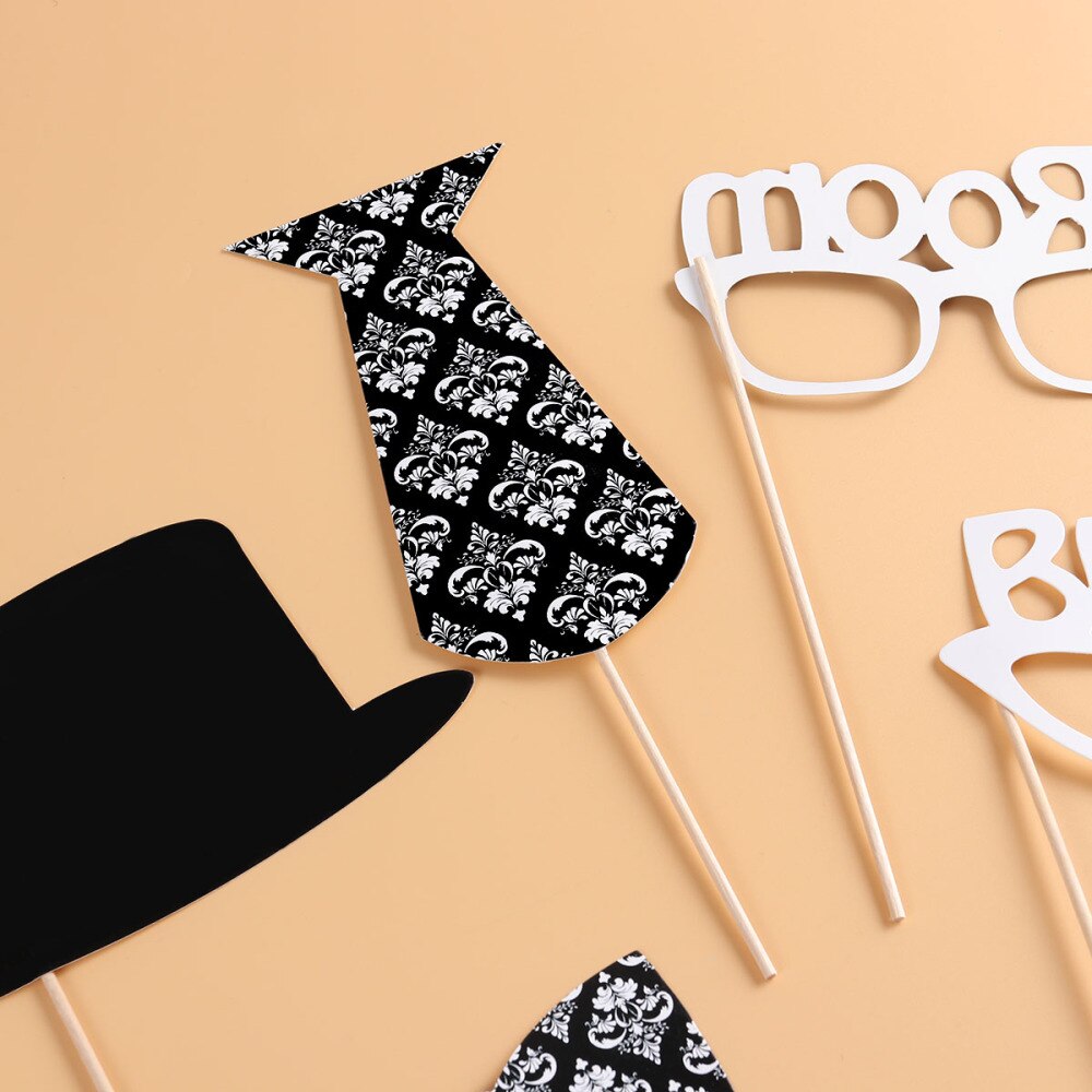 12pcs Wedding Party Decoration Photo Booth Props Photobooth Kits