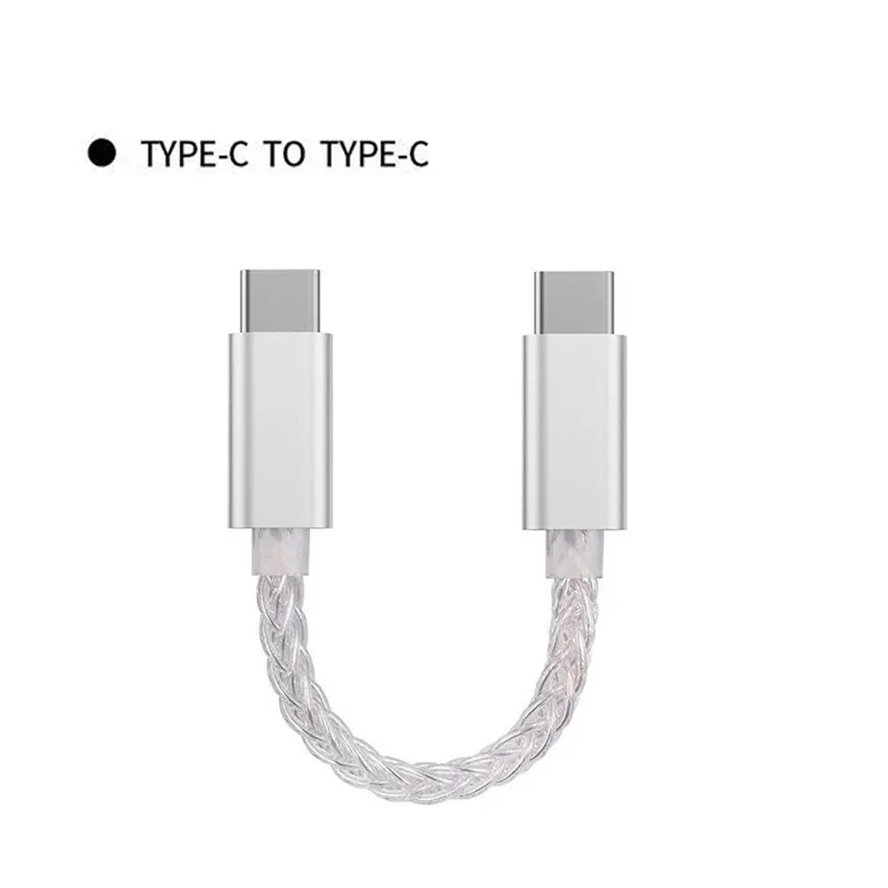 USB Type C naar DAC Hifi-adapter Oortelefoonversterker Digitale decoder Type C naar verlichting AUX Audiokabel Converter OTG-adapterkabel: Grey / 1.5m