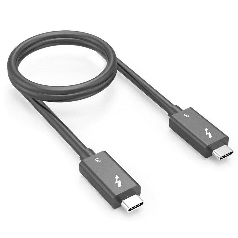 Câble Thunderbolt 3 (0,7 M) – 40 Gbps, 100W – Pour Écrans 5K/4K, Stations D'Accueil Et Transfert De Données Ultra-Rapide - 8