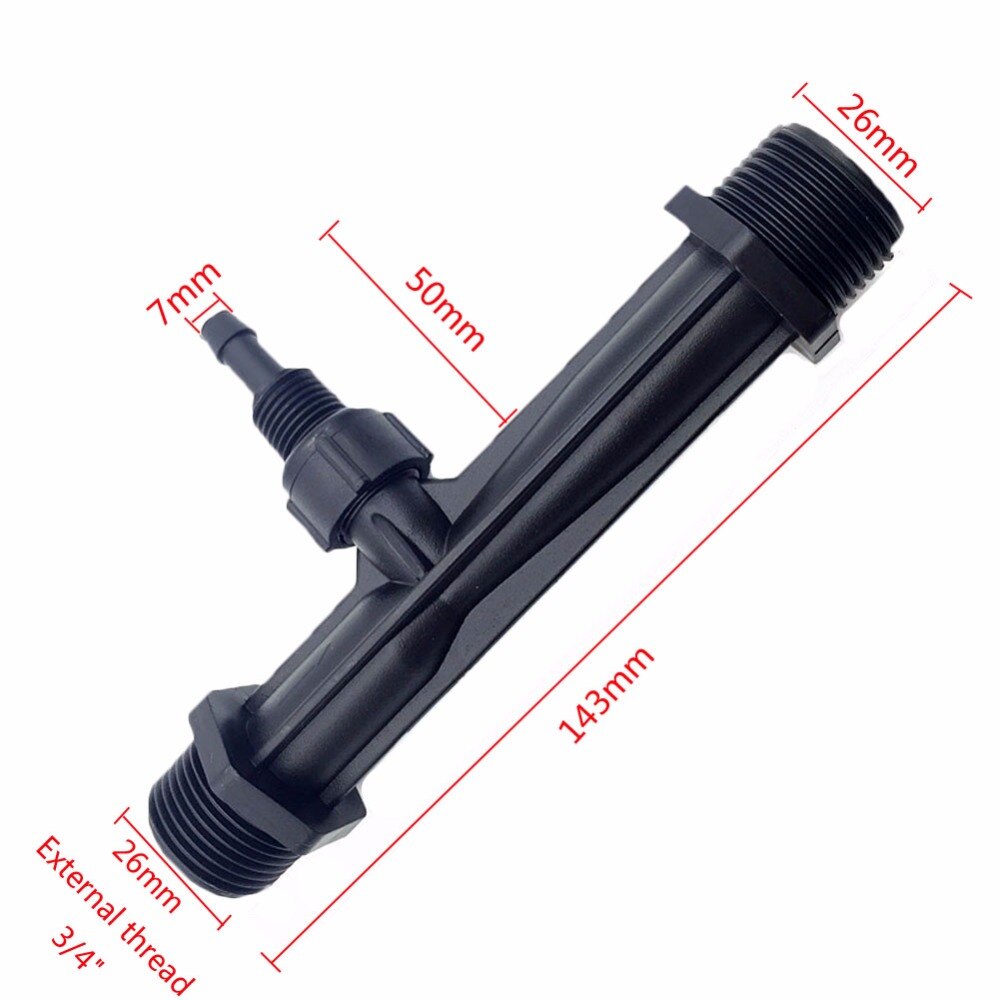NuoNuoWell 1/2 ''3/4" 1 inch Irrigatie Venturi/Ozon-Water Meststof Mixer Injector Landbouw Tuin: B
