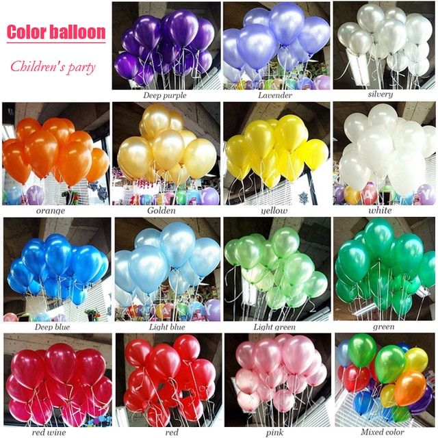 25 stks/partij Party Bruiloft Decoratie Multicolor roze witte Ballon Verdikking Peer Impulsen Gelukkige Verjaardag Feestartikelen Ballonnen