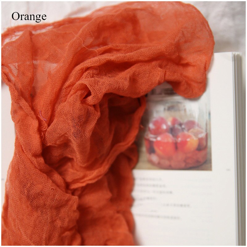 INS Photography Backdrops Cloth Soft Gauze for Beer Drink Fruit Food Photo Background Fotografia DIY Shooting Making Scene Props: Orange