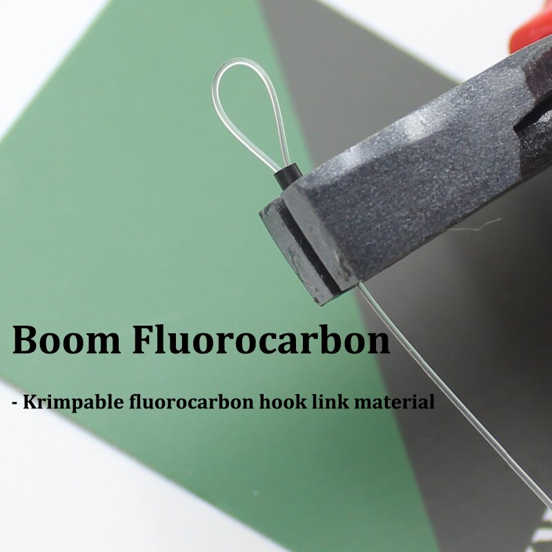 Karpe fiskeri kroglink bom fluorocarbon stiv link karpe linje metode feeder fiskeri karpe grov fiskeredskab