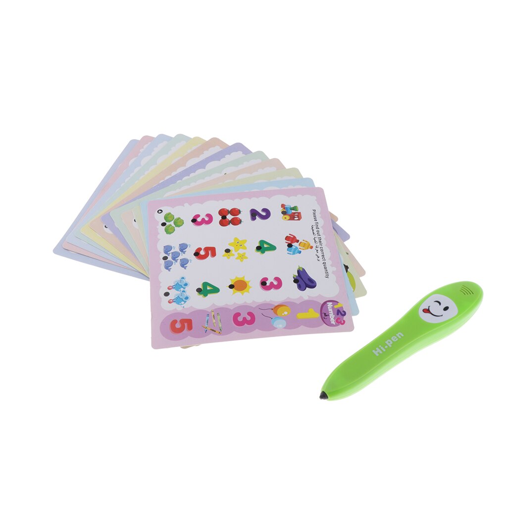 Early Childhood Cognitive Learning Intelligent Pen Learning Cards Set Toys