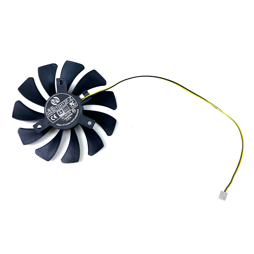 Cooling Fan 85mm 2pin HA9010H12F-Z DC 12V 0.57A GTX1050 Ti Cooler Fan For MSI Geforce GTX 1050Ti 4G OC GTX 1050 2G Graphic