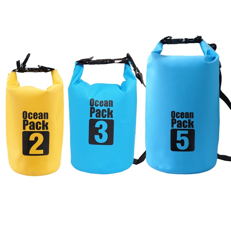 2L 3L 5L Waterproof Bag Swimming Dry Bag Water Resistant Swimming Storage Bag for Outdoor Upstream Pouch Bags