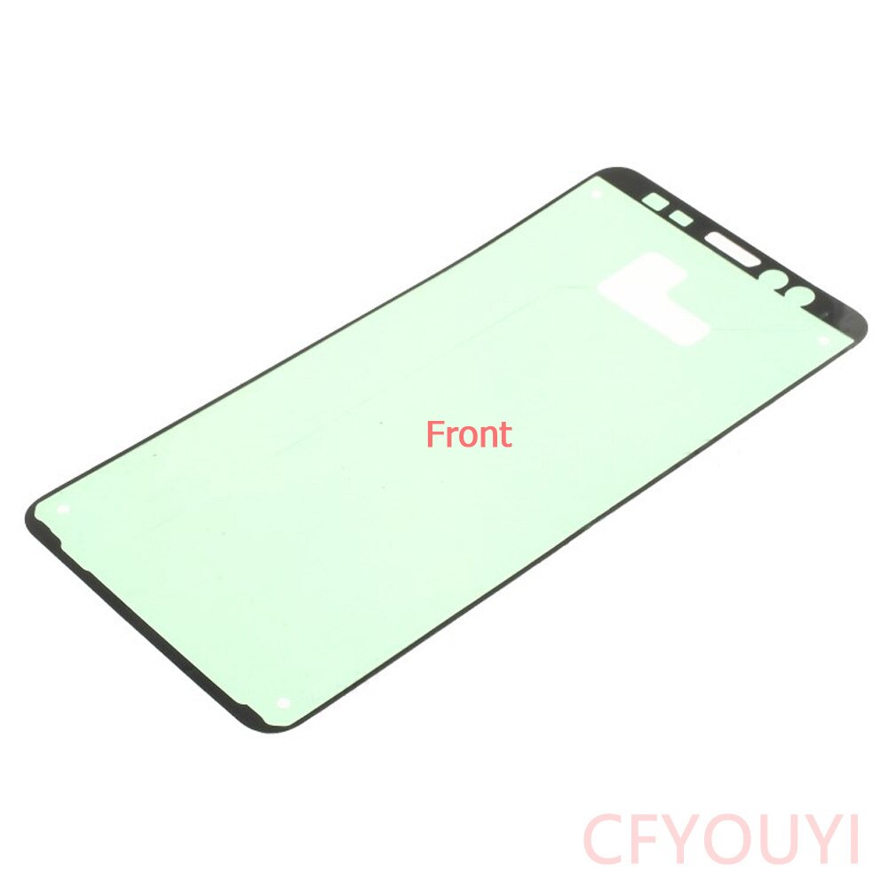 Front+Back Adhesive Glue Tape Sticker For Samsung Galaxy A8 Plus A730 A730F LCD Housing Frame Plate Battery Cover: Front