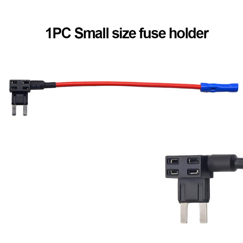 12V MINI SMALL MEDIUM Size Car Fuse Holder Add-a-circuit TAP Adapter with 10A Micro Mini Standard ATM Blade Fuse: small  fuse holder