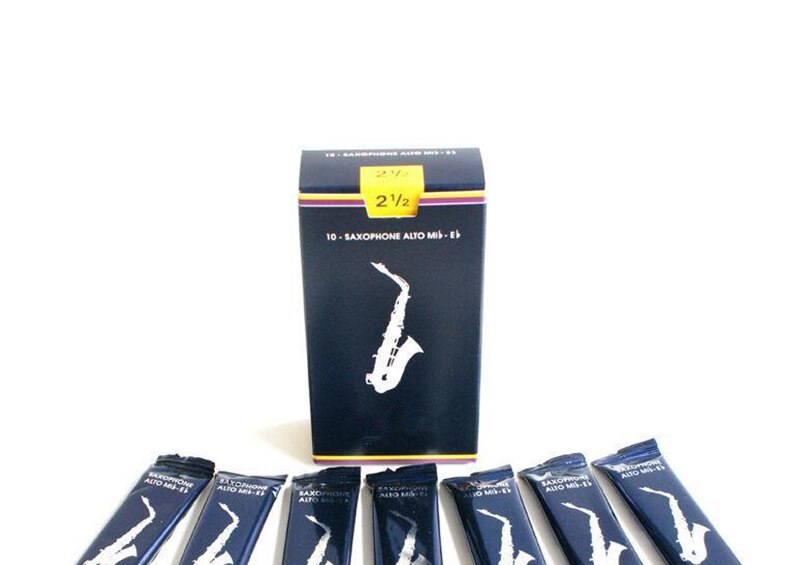Frankrijk Klassieke Blauwe Doos Eb Altsaxofoon Riet Houtblazers Instrument Accessoires Sax Reed Sterkte 2.5 #3 #