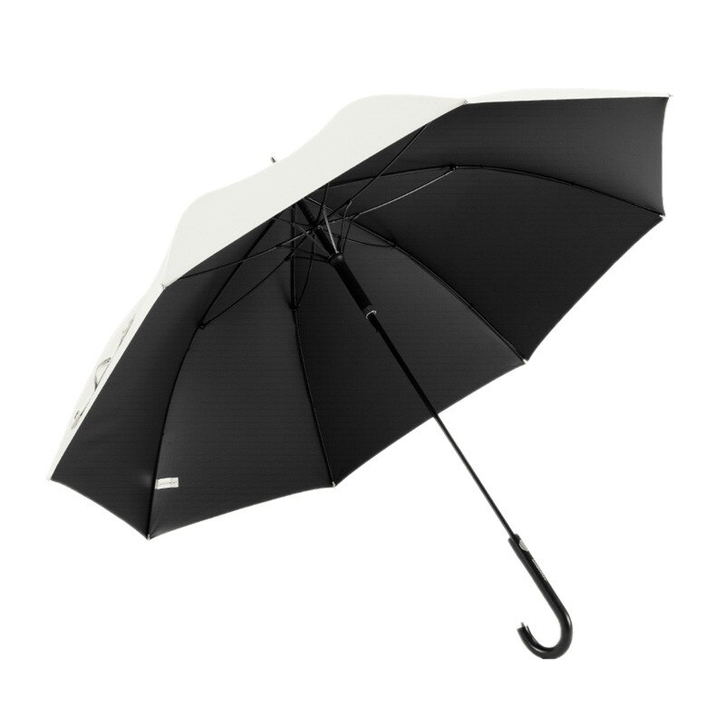 OLYCAT Long Handle Automatic Clear Umbrella Pattern Simple UV Windproof Strong Large Umbrella Rain Women