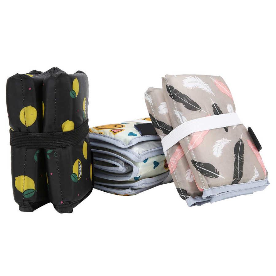 Picknickkudde 3 st bärbar hopfällbar utomhuskudde vattentät fuktsäker rese-picknickmatta utomhuskudde