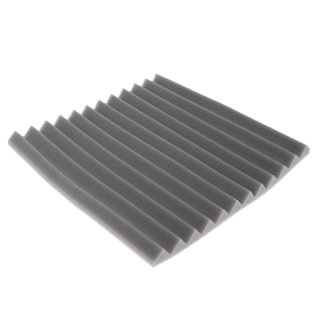 Acoustic Foam Noise Insulation Panel for Studio KTV Office Soundproofing: Gray
