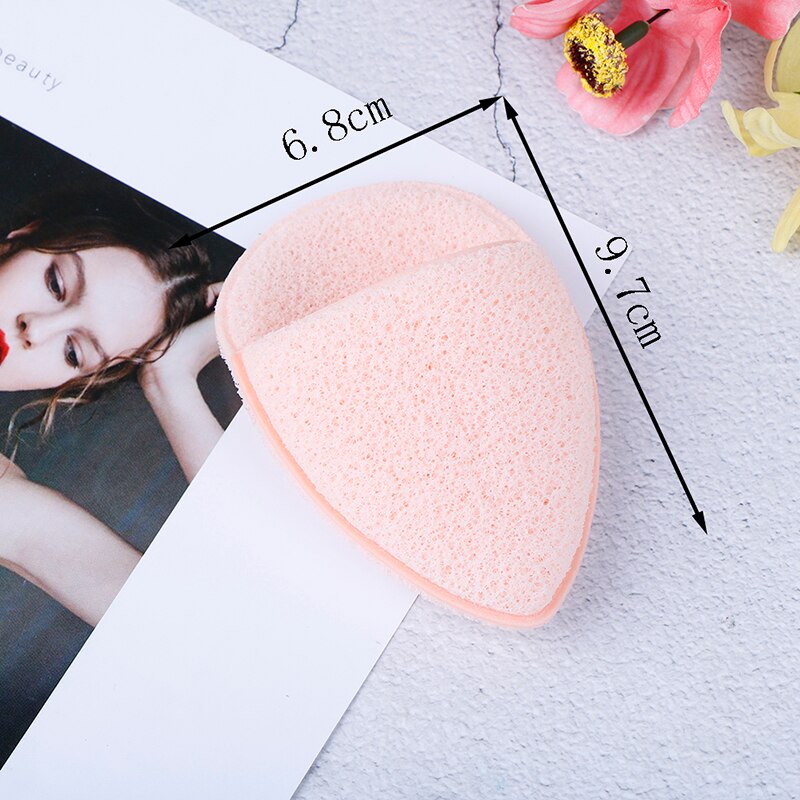 1Pcs Water Shape Sponge Cosmetic Puff Face Cleaning Sponge Natural Puff Facial Cleanser Tool