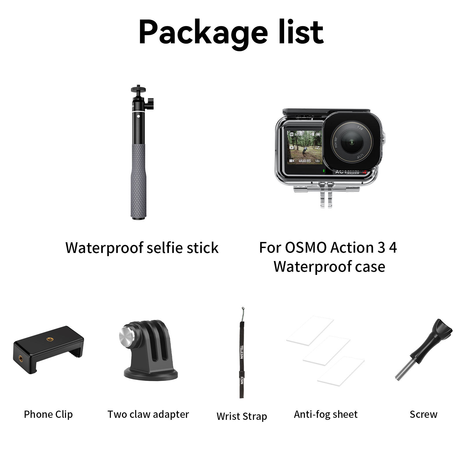TELESIN wodoodporny Divng Selfie Stick pływające Monopod 360 ° obrotowa głowica do Selfie do GoPro DJI Osmo Action Insta360: Złote