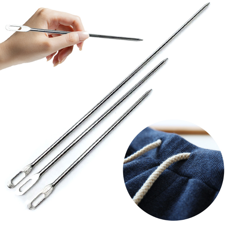 Accesorios de costura elásticos, herramienta de bricolaje, enhebrador de cuerda de cordón elástico, Kit de bucle de costura, gancho giratorio de bucle, hilo de cordón Flexible