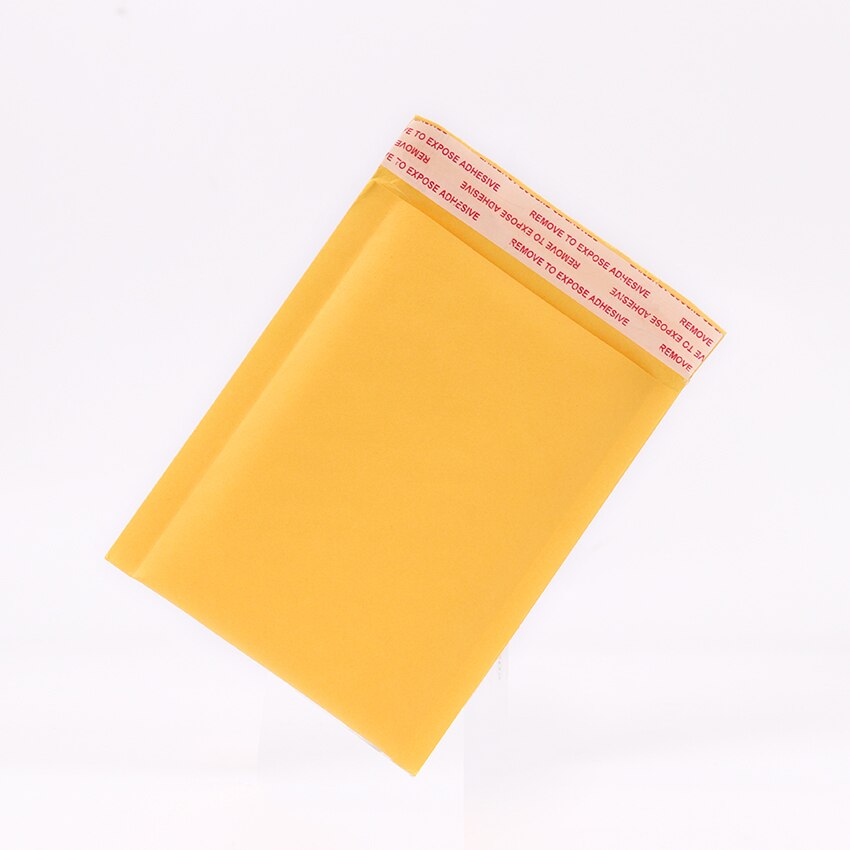 5PCS 110*130mm Kraft Paper Bubble Envelopes Bags Bubble Mailing Bag Mailers Padded Envelope Business Supplies