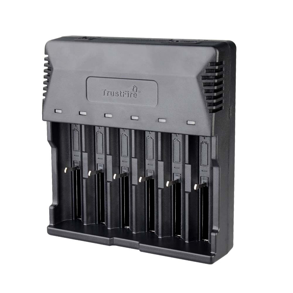 TrustFire TR-012 18650 Battery Charger Universial Charger 6 Slots for Li-ion IMR LiFePO4 10440 14500 16340 18350 18500 Batteries