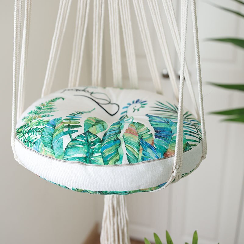 Handwoven Tapestry Wall Hanging Macrame Pet Cat Hammock Bed Swing Cage Cat Dog Bed HouseTassel Hanging Sleep Chair Seat Bed