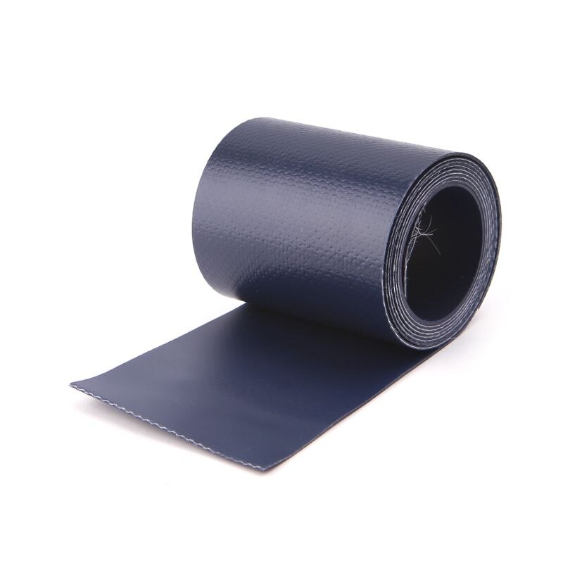 1 Roll 50*1000Mm Opblaasbare Boten Kajak Speciale Beschadigd Lekkende Gat Pvc Reparatie Patch Kit Gelijmd Waterdichte Patch tool Boot: Blauw