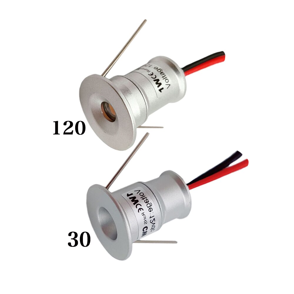 1W IP65 Mini Led Spotlight Dimbare 15Mm Uitsparing Inbouwspot Indoor 12V Spot Light Plafondlamp Showcase display Verlichting