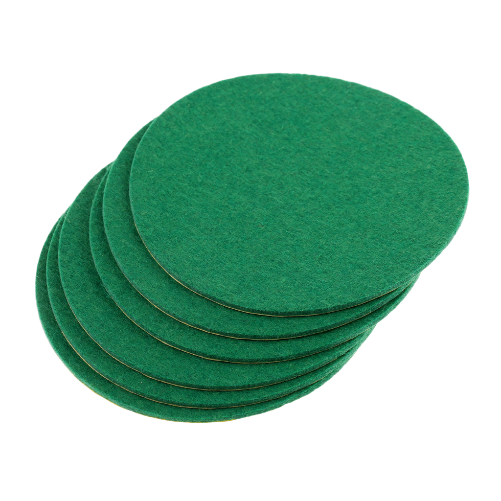 6Pcs/Set Large 94mm Air Hockey Table Felt Pushers Replacement Felt Pads Gear