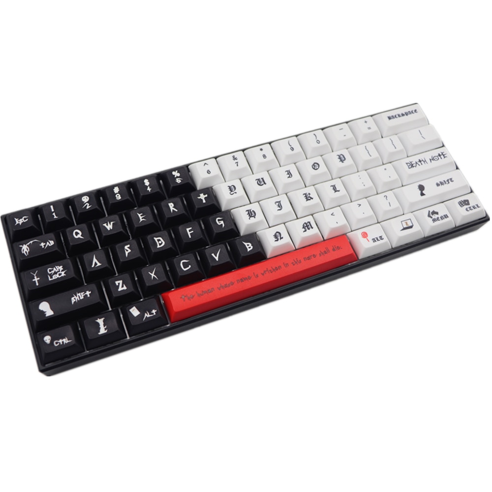 DSA pbt keycap dye sub keycaps 61 keys For cherry mx switch