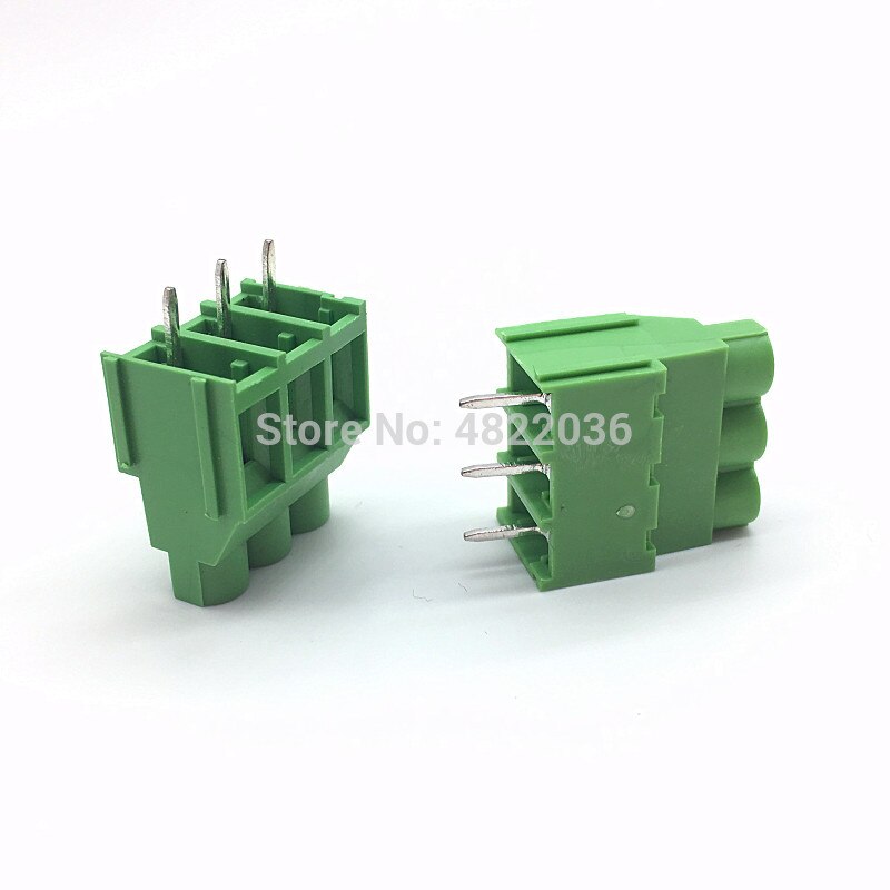 5 stk  kf635 6.35mm 7.62mm 9.5mm skrue pcb terminalblok stik pitch 2 pin 3 pin 300v 30a skrue terminal