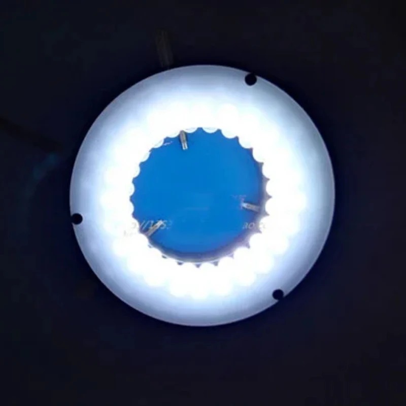 48 led stereomikroskop led-lyskilde justerbar lampe ccd-lysende med diffusjonsplate mikroskoptilbehør teleskop