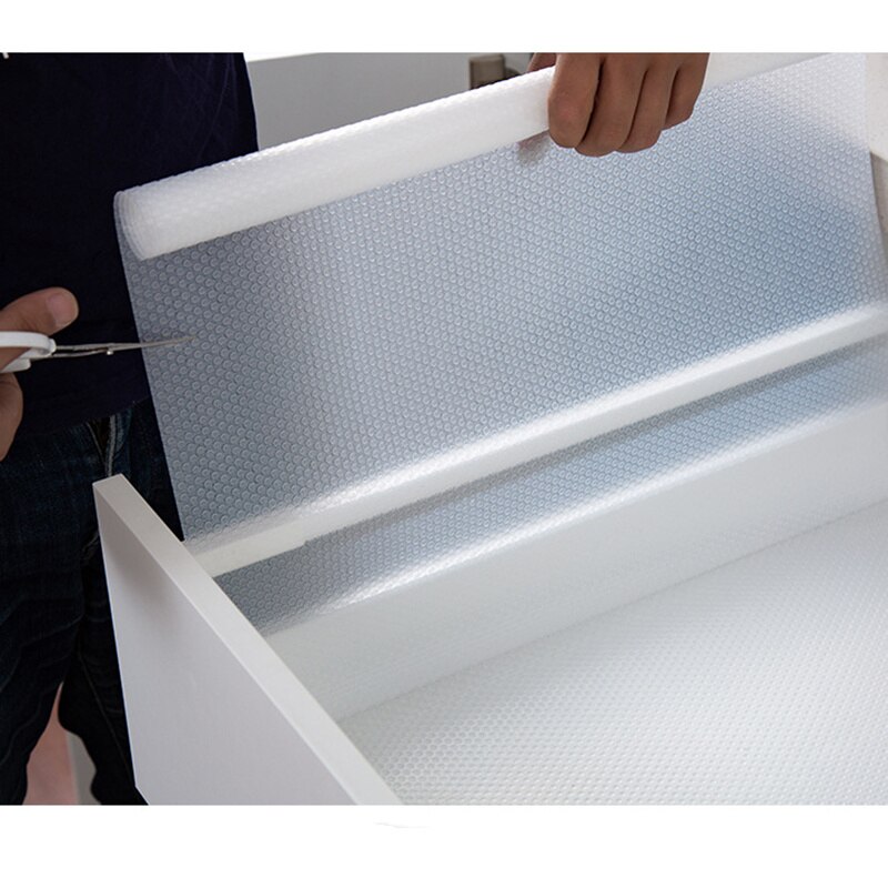 Clear Waterdichte Plank Lade Liner Kast Antislip Tafel Cover Mat Niet-klevende Voor Keuken Kast Koelkast
