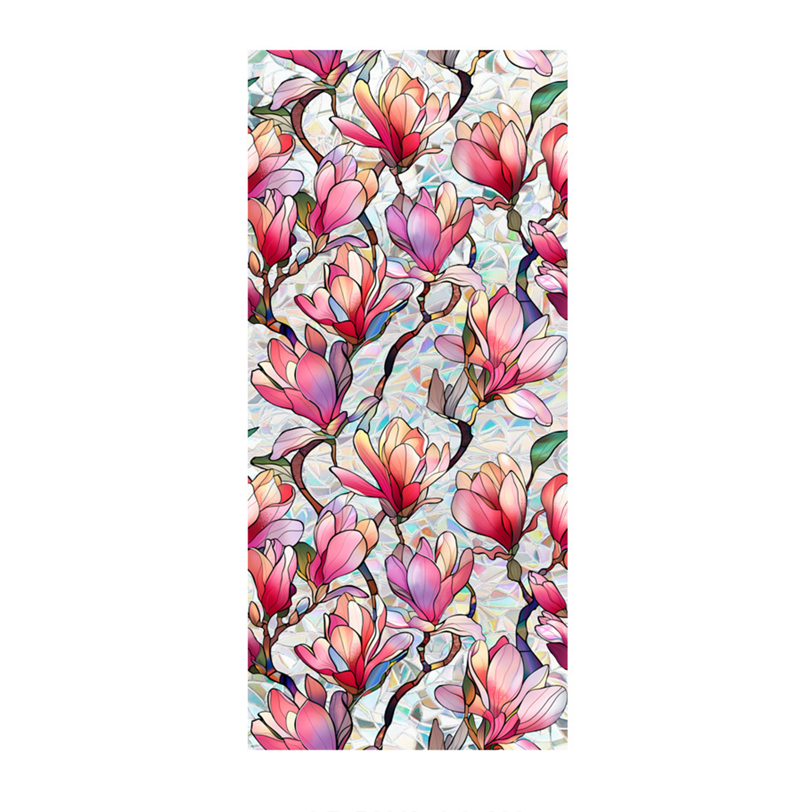 Stained Glass Static Window Privacy Film Sun Blocking Glass Cling Waterproof PVC Home Bathroom Window Covering Film Sticker