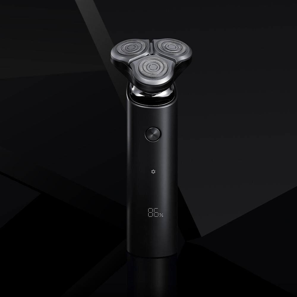 Xiaomi mijia elektrisk barbermaskin  s500 bærbar bøye seg barberhøvel 3 hode tørr våtbarbering vaskbar skjeggtrimmer trimmer intelligent lavt støynivå