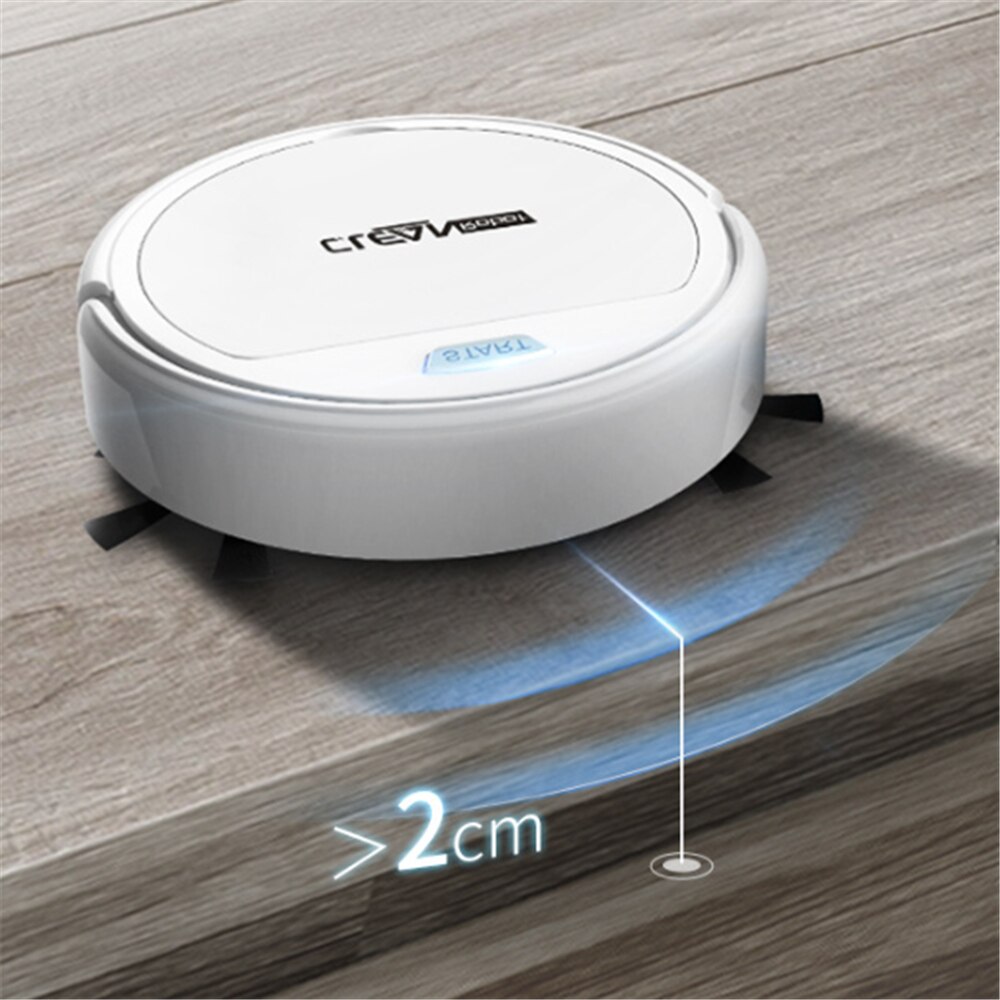 Smart Vacuum Cleaner Automatic Sweeping Robot Household USB Sweeper with Child Lock Switch Intelligent Mop Cleaning Machine