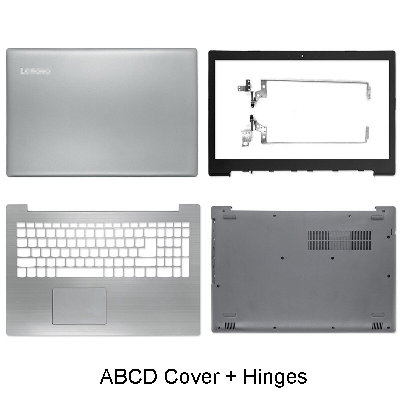 Coque de téléphone Lenovo IdeaPad 330 – 15,-15isk, 330-15ABR, 330-15IKB, avec repose-paume, couvercle de charnière, couleur argent