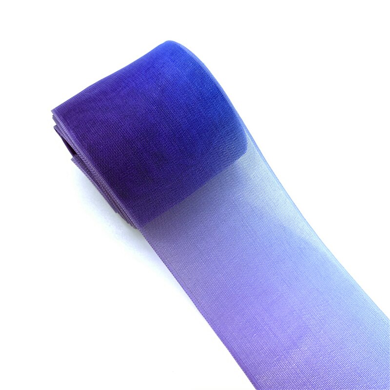 5 Yards/Lot 38mm Kerst Lint Organza Regenboog Lint Handgemaakte Boog Voor Bruiloft Kerst Decoratie DIY Wikkelen Ambachten