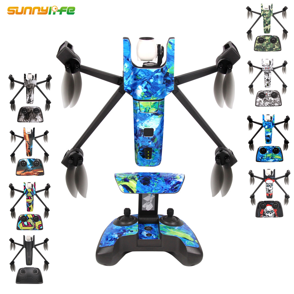 Sunnylife PVC Stickers Decals/Diverse patronen Stickers voor Papegaai Anafi Drone Accessoires
