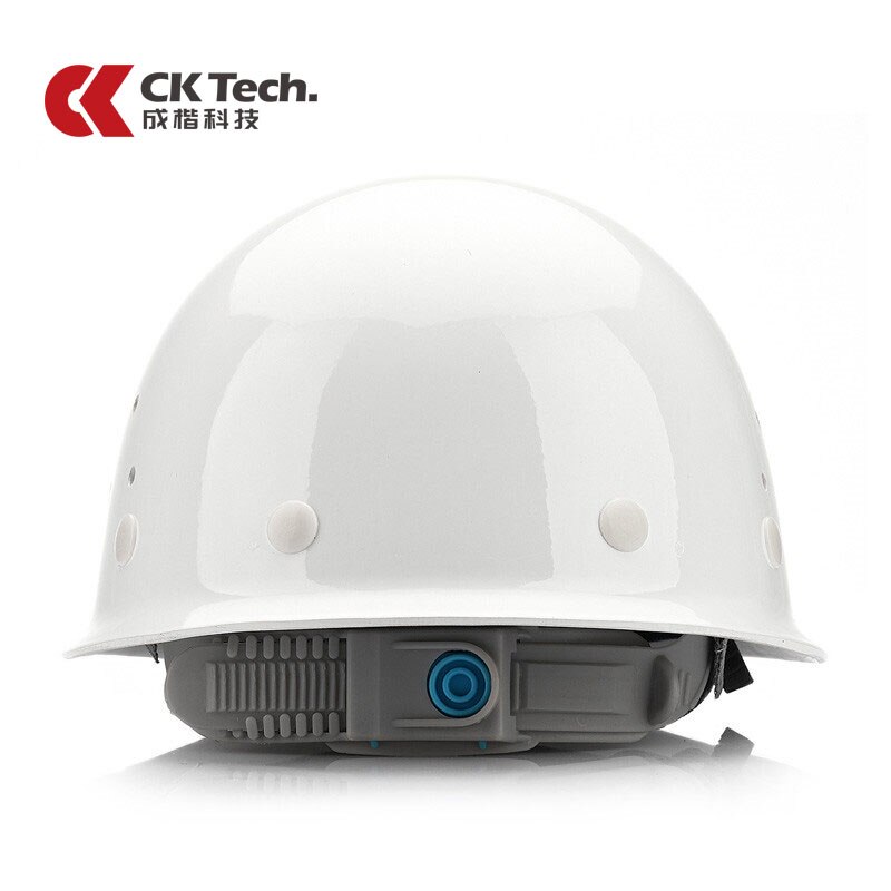 CK Tech. FRP Safety Helmet Construction Protective Helmets Work Cap Breathable Labor Engineering Impact Resistance Hard Hat