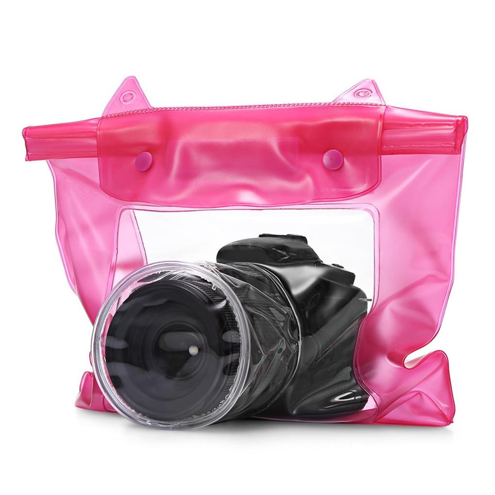 Étui de caméra étanche universel DSLR appareil photo reflex rangement sous-marin sac sec pochette PVC transparente