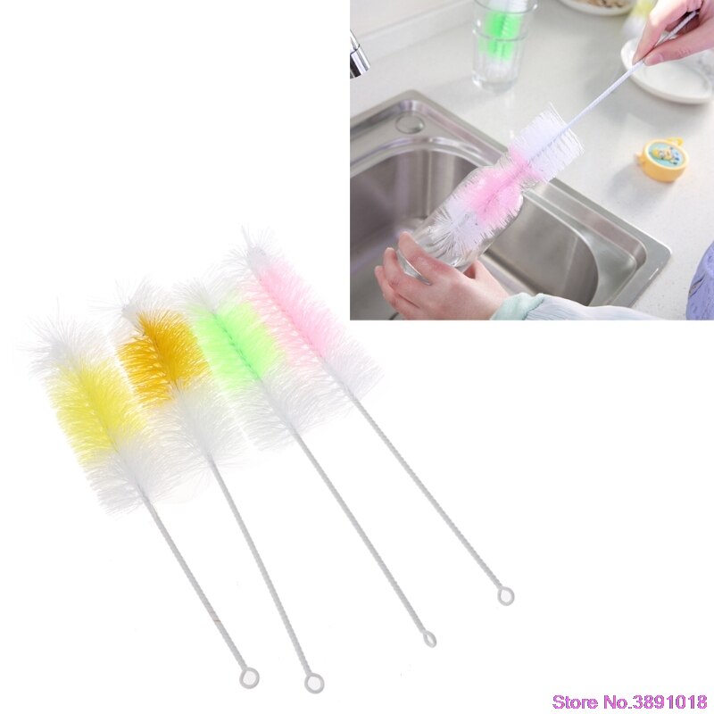 Nowy 2 sztuk niemowlę sutek szczotka robić butelek 360 stopni odkurzacz 30cm nylonowe robić czyszczenia szczotki