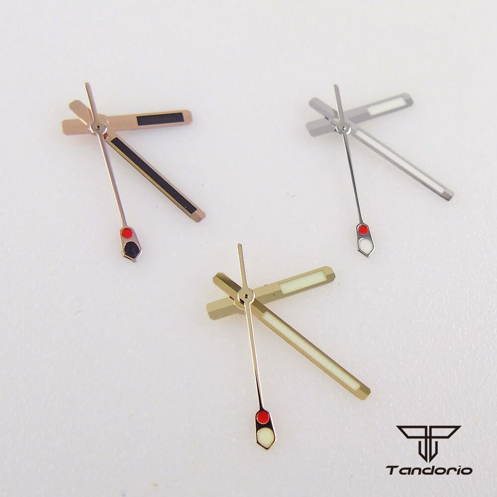 Rose Goud/Geel Goud/Zilveren Horloge Handen Fit Voor NH35 / NH36 / 7s26 / 7s36 / 7s25 / 7s35 / 6r15 Beweging Lichtgevende Horloge Onderdelen