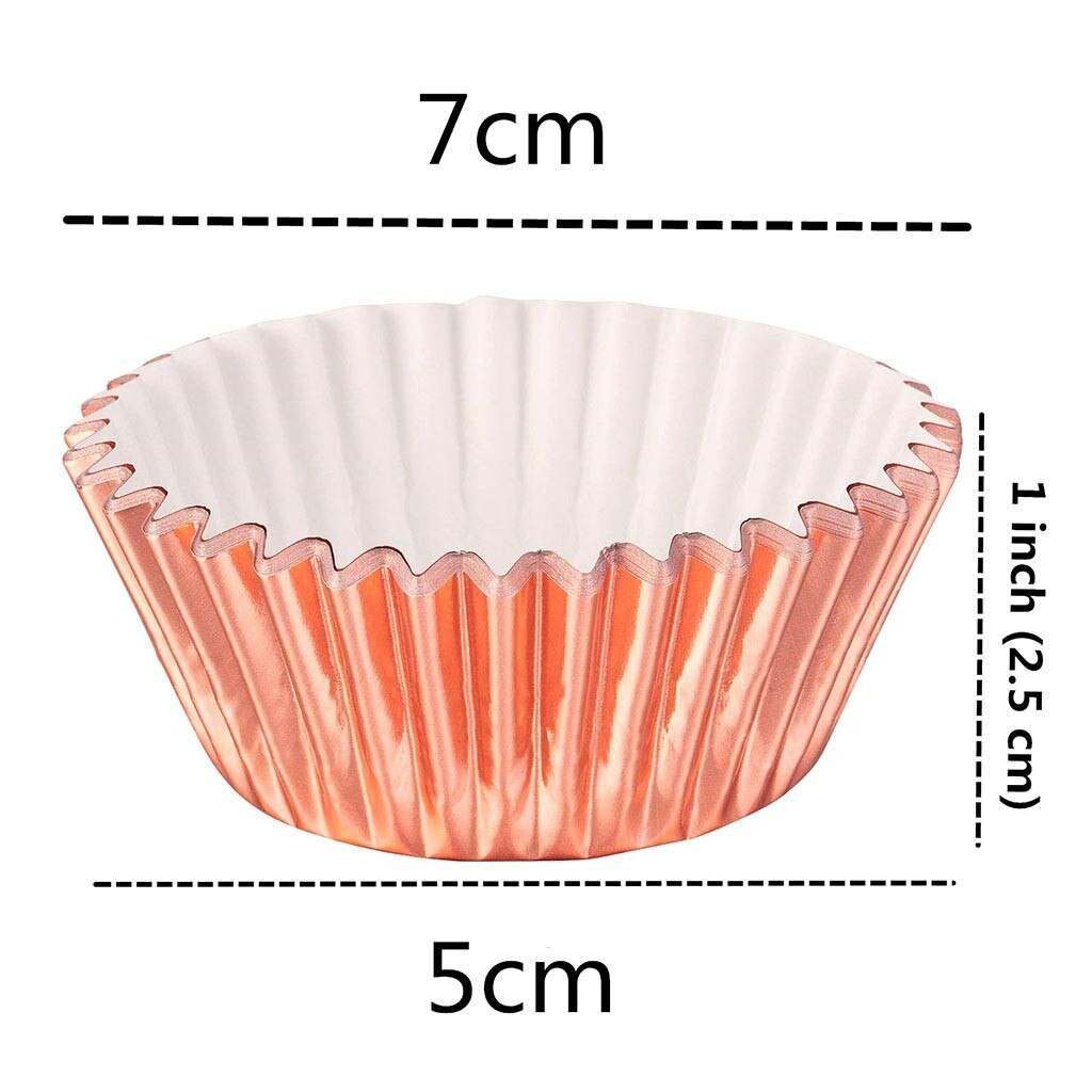 Kitchen Tools 100pcs Baking Utensils Thickened Aluminum Heat-resistant Cake Paper Cup Mould Useful Для Кухни