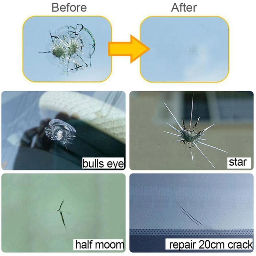 Car Windshield Repair Kit Glass Windscreen Restore Repairing Tools Set UV Light DIY Car Auto Kit Glass for Chip Crack